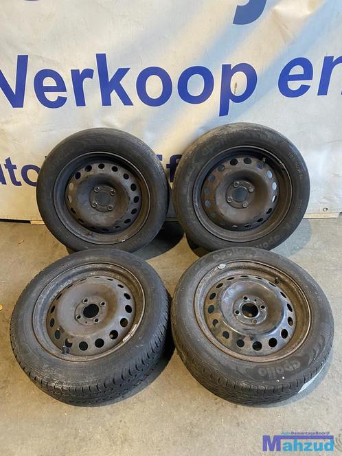 RENAULT CLIO 3 Velgen reservewiel 4x100 60.1 15 inch (327), Auto-onderdelen, Banden en Velgen, Band(en), Gebruikt