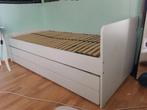 IKEA SLAKT eenpersoonsbed, met of zonder matras, Huis en Inrichting, Slaapkamer | Bedden, Ophalen, Gebruikt, Eenpersoons, Wit