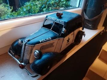 Vintage voiture police métal Higway Patrol 