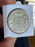 België 5 francs 1873, Postzegels en Munten, Munten | Europa | Niet-Euromunten, Ophalen of Verzenden, België, Losse munt, Zilver