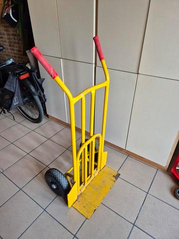 Steekwagen met schuimwielen, Doe-het-zelf en Bouw, Transportwagens, Ophalen, Gebruikt, Steekwagen