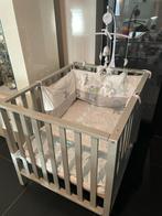 Parc réglable un peu usé complet et nid bébé, Ophalen, Gebruikt, Ledikant