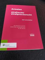 Arresten strafrecht/strafprocesrecht, Boeken, Ophalen, Zo goed als nieuw, Hoger Onderwijs