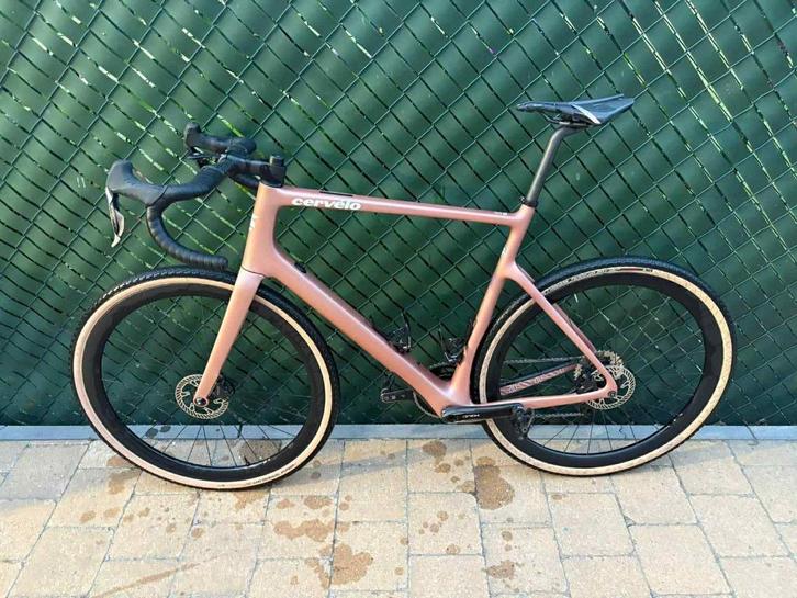 Cervélo Aspero 5 Champagne Rose Gold 61, GRX DI2 11-speed, Fietsen en Brommers, Fietsen | Racefietsen, Zo goed als nieuw, Heren