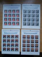 Postzegels Liechtenstein  Schilderijen  4 velletjes, Postzegels en Munten, Postzegels | Europa | Overig, Ophalen of Verzenden