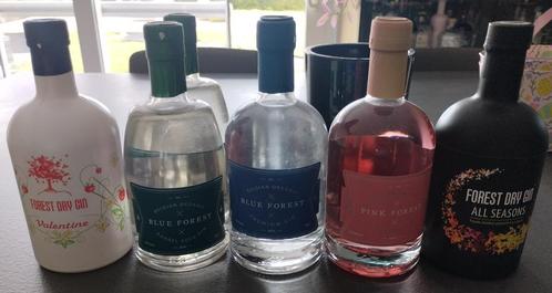 6 x Blue/Pink/Dry Forest Gin ( Nieuw/sealed ), Verzamelen, Wijnen, Nieuw, Overige typen, Vol, Ophalen of Verzenden
