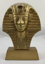 CARAVELL DESIGN messing Farao buste beeld Tutankhamun bust P, Gebruikt, Verzenden