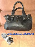 Leder handtas Arthur & Aston, Enlèvement ou Envoi, Comme neuf, Noir, Sac à main