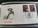 Belgie 1967 - FDC Erasmus, Pieter Gilles, Met envelop, Ophalen of Verzenden, Gestempeld, 1e dag stempel