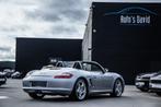 Porsche Boxster 2.7i Cabrio 987/HISTOIRE/CUIR NOIR, Autos, Porsche, Cuir, Argent ou Gris, Achat, 176 kW