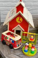 Vintage Fisher-Price ‘70 s Play Family School ‘70 s en bus, Kinderen en Baby's, Speelgoed | Fisher-Price, Ophalen of Verzenden