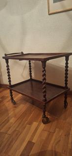 roltafeltje vintage, Ophalen, 50 tot 100 cm, Zo goed als nieuw, Eikenhout