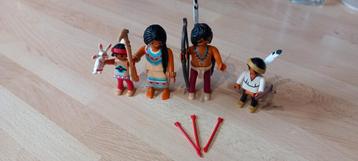 Playmobil famille indienne comme neuf