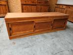 Mooi teakhouten tv meubel 220cm.vaste prijs, Huis en Inrichting, Ophalen, Gebruikt