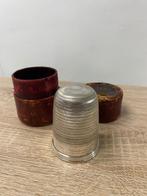 Grote vingerhoed in zilver reisbeker met doos  Engels, Antiek en Kunst, Ophalen of Verzenden, Zilver