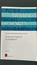 Ondernemingsrecht in hoofdlijnen (elfde editie), Ophalen of Verzenden, Reinhard Steennot; Eric Dirix, Zo goed als nieuw