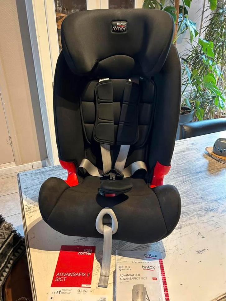 Britax Römer Advansafix 2 SICT Isofix kinderzitje, Kinderen en Baby's, Autostoeltjes, Gebruikt, Romer, 9 t/m 36 kg, Isofix, Afneembare rugleuning