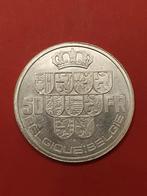50 frank zilver type schilden leopold 3 pos: b 1940 FR/VL, Postzegels en Munten, Zilver, Ophalen of Verzenden, Losse munt, Zilver
