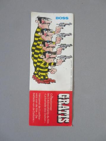 1978 La Ballade des Dalton, Lucky Luke, autocollant Dargaud, Envoi, Comme neuf, Bande dessinée ou Dessin animé