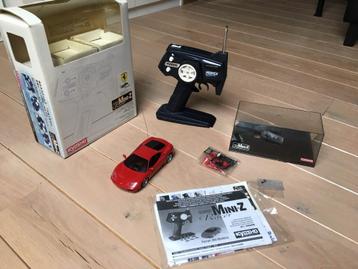 Kyosho mini-z racer ferrari 360 modena -vintage - neuf!, Hobby en Vrije tijd, Zo goed als nieuw, Auto onroad, Schaal 1:24, RTR (Ready to Run)