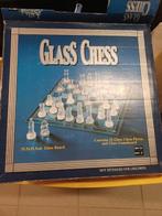 Glazen schaakbord, Hobby en Vrije tijd, Ophalen, Zo goed als nieuw
