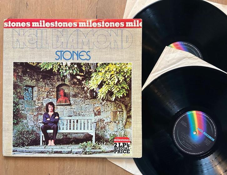 NEIL DIAMOND - Moods & Stones ( 2 LPs ), Cd's en Dvd's, Vinyl | Pop, 1960 tot 1980, 12 inch, Ophalen of Verzenden