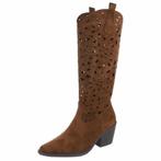 Dames cowboy western laarzen choco bruin 36 37 38 39 40 41, Ophalen of Verzenden, Nieuw, Bruin, Hoge laarzen