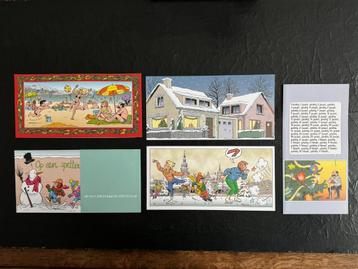 5 Kerst & Nieuwjaarskaarten KIEKEBOE beschikbaar voor biedingen