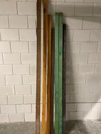 8 HOUTEN BALKEN & 7 LATTEN, Doe-het-zelf en Bouw, Hout en Planken, Ophalen, Zo goed als nieuw, Balk
