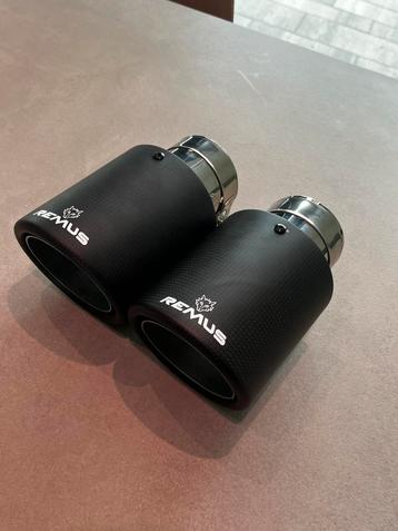 Remus uitlaattips 64-67mm carbon look beschikbaar voor biedingen