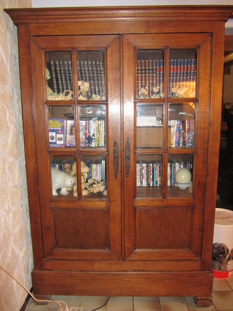 bibliothèque en chêne massif, Antiek en Kunst, Antiek | Meubels | Stoelen en Sofa's, Ophalen