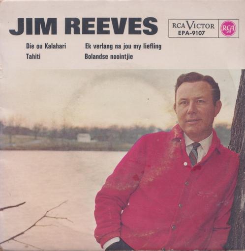 Jim Reeves – Die ou Kalahari / Tahiti + 2 – Single - EP, CD & DVD, Vinyles Singles, Utilisé, EP, En néerlandais, 7 pouces, Enlèvement ou Envoi