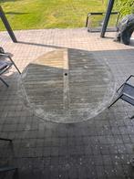 Ronde tafel teakhout, Tuin en Terras, Tuintafels, Ophalen, Teakhout