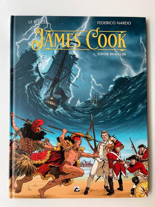 James cook zover mogelijk + dossier Nieuwstaat L103, Boeken, Stripverhalen, Ophalen of Verzenden