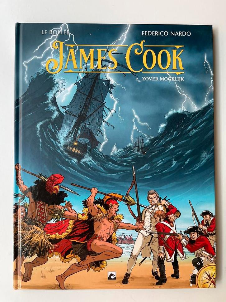James cook zover mogelijk + dossier Nieuwstaat L103, Boeken, Stripverhalen, Ophalen of Verzenden