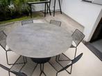 NIEUWE ronde tuintafels VOLKERAMIEK dia150cm, Ophalen, Nieuw, Rond, Metaal