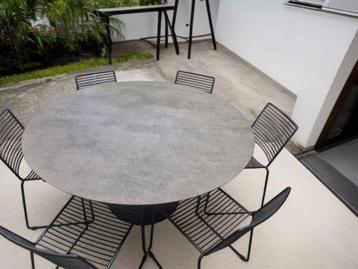 NIEUWE ronde tuintafels 12mmVOLKERAMIEK dia150cm  beschikbaar voor biedingen