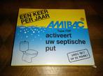 Amibac, bacteriën voor de septische put, Ophalen of Verzenden, Nieuw, Overige materialen, Afvoer