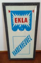Glasreclame Ekla, brouwerij Vandenheuvel., Verzamelen, Ophalen, Zo goed als nieuw