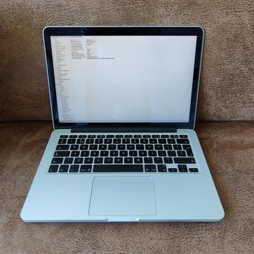 Apple MacBook Pro 13" Retina iOs Intel A1502 Student Laptop beschikbaar voor biedingen