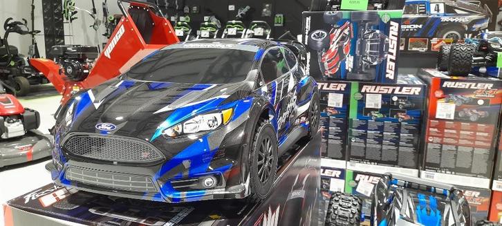 Traxxas Ford Fiesta Rally BL-2S, Hobby en Vrije tijd, Modelbouw | Radiografisch | Auto's, Nieuw, Auto offroad, Elektro, Schaal 1:10