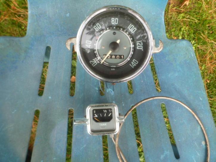 VW coccinelle /Cox:compteur + jauge d essence separee, Auto-onderdelen, Dashboard en Schakelaars, Gebruikt, Ophalen of Verzenden