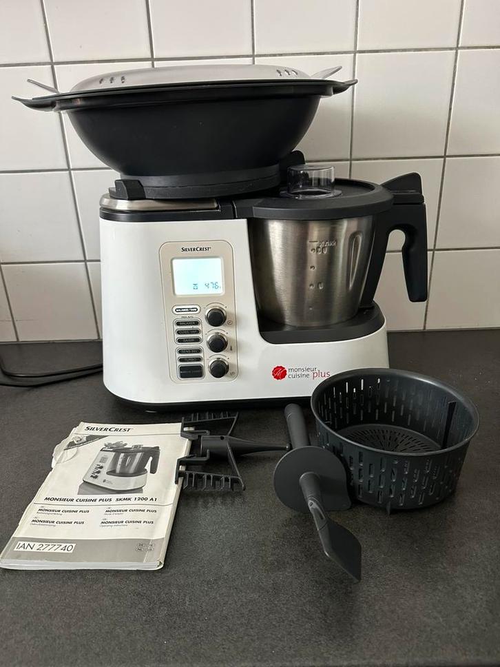 Silvercrest Monsieur Cuisine Plus, Elektronische apparatuur, Keukenmixers, Zo goed als nieuw, 2 tot 3 liter, 3 snelheden of meer