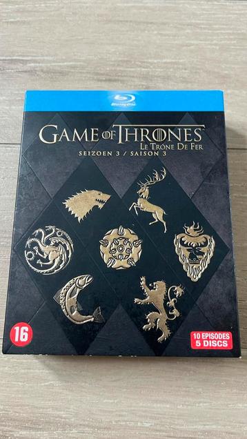 Game of Thrones seizoen 3 blu-ray beschikbaar voor biedingen
