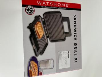 Nieuw Tosti Apparaat - Sandwichgrill XL  - 900W - Watshome beschikbaar voor biedingen