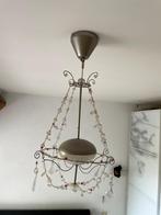 prachtige hanglamp type kroonluchter modern metaal kunststof, Ophalen, Gebruikt, Metaal, 50 tot 75 cm