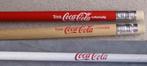 3 crayons : 2 Coca Cola avec gomme rouge et texte en bois tr, Collections, Comme neuf, Enlèvement ou Envoi