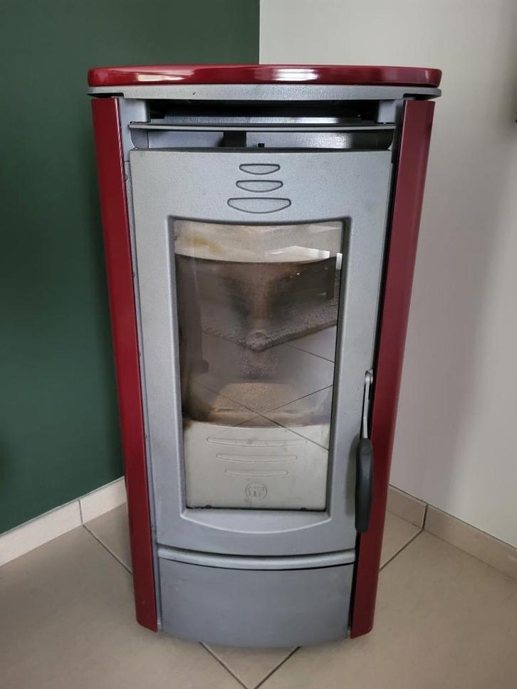Pelletkachel Thermorossi, Huis en Inrichting, Kachels, Gebruikt, Vrijstaand, Pelletkachel, Overige brandstoffen, Ophalen