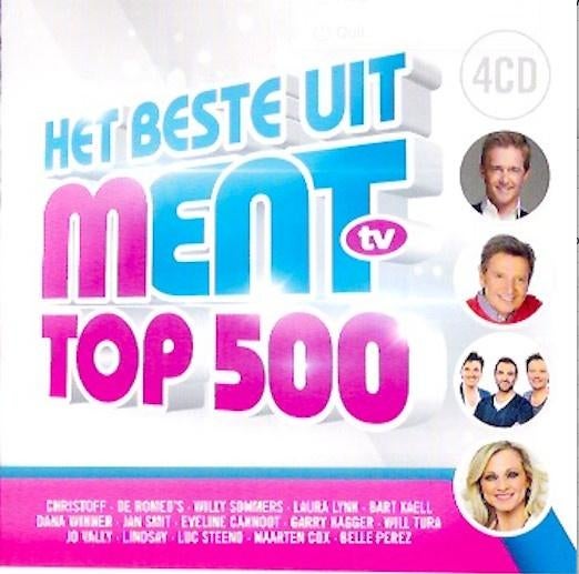 398 - MENT TV - HET BESTE UIT - TOP 500 - 4CD - NIEUW, Cd's en Dvd's, Verzenden, Nieuw in verpakking, Nederlandstalig