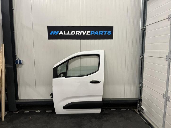 Opel Combo, Peugeot Partner voorportier links wit 9856199880, Auto-onderdelen, Carrosserie, Deur, Opel, Voor, Links, Gebruikt